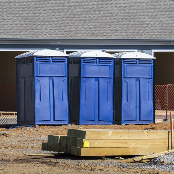 can i customize the exterior of the porta potties with my event logo or branding in Diggins